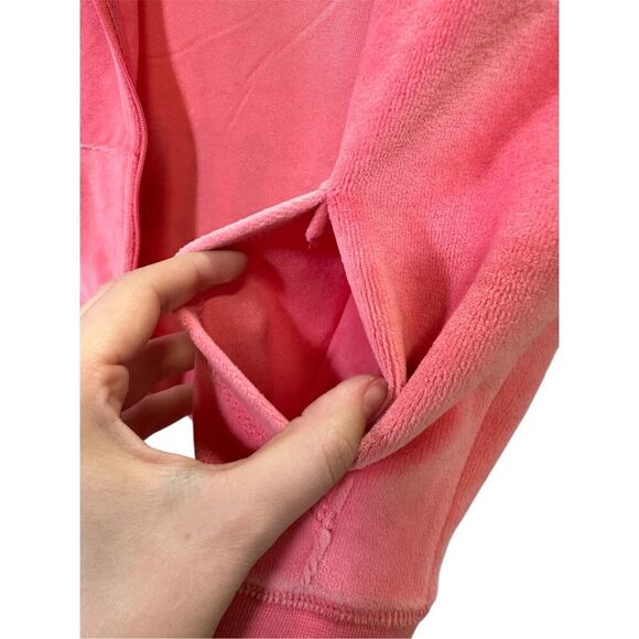 New Juicy Couture Ombre Rhinestone Logo Velour Tracksuit Jacket XS - Picture 6 of 10